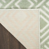 Nourison Care Free CAF03 Green Area Rug Corner Image