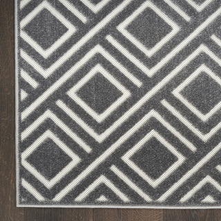 Nourison Care Free CAF03 Grey Area Rug Detail Image