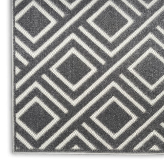 Nourison Care Free CAF03 Grey Area Rug Texture Image