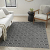 Nourison Care Free CAF03 Grey Area Rug Corner Image