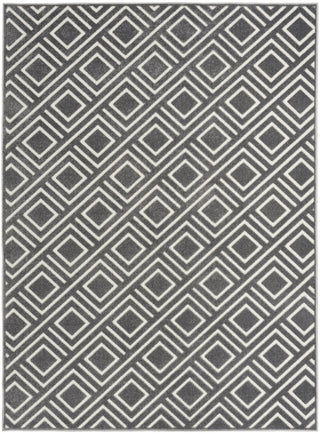 Nourison Care Free CAF03 Grey Area Rug main image