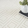 Nourison Care Free CAF03 Ivory Area Rug Corner Image