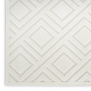 Nourison Care Free CAF03 Ivory Area Rug Texture Image