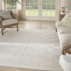 Nourison Care Free CAF03 Ivory Area Rug Corner Image