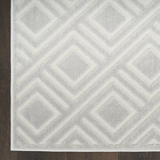 Nourison Care Free CAF03 Light Grey Area Rug Detail Image