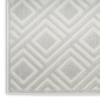 Nourison Care Free CAF03 Light Grey Area Rug Texture Image