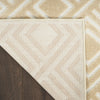 Nourison Care Free CAF03 Taupe Area Rug Corner Image