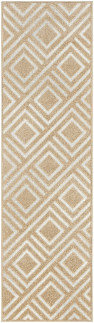 Nourison Care Free CAF03 Taupe Area Rug Main Image