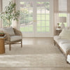 Nourison Care Free CAF03 Taupe Area Rug Room Image Feature