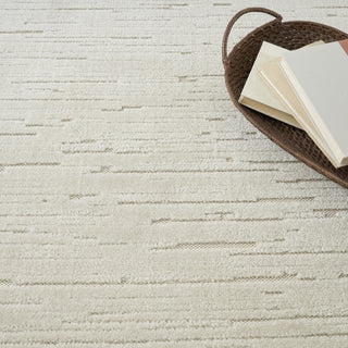 Nourison Care Free CAF04 Beige Area Rug Corner Image