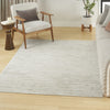 Nourison Care Free CAF04 Beige Area Rug Corner Image