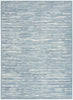 Nourison Care Free CAF04 Blue Area Rug main image