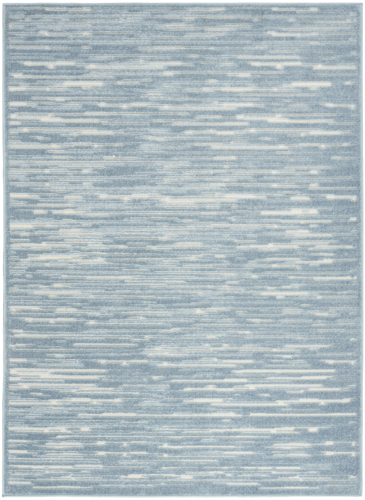 Nourison Care Free CAF04 Blue Area Rug main image