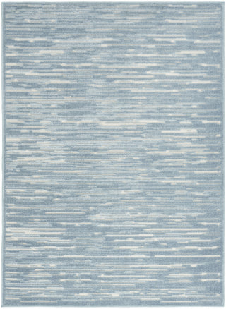 Nourison Care Free CAF04 Blue Area Rug main image