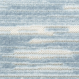 Nourison Care Free CAF04 Blue Area Rug Swatch Image