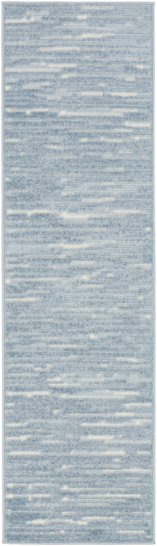 Nourison Care Free CAF04 Blue Area Rug Main Image