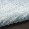 Nourison Care Free CAF04 Blue Area Rug Corner Image