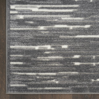 Nourison Care Free CAF04 Grey Area Rug Detail Image