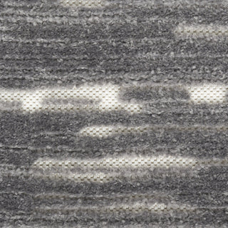 Nourison Care Free CAF04 Grey Area Rug Swatch Image