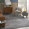 Nourison Care Free CAF04 Grey Area Rug Corner Image