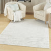 Nourison Care Free CAF04 Ivory Area Rug Corner Image