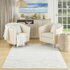 Nourison Care Free CAF04 Ivory Area Rug Room Image Feature