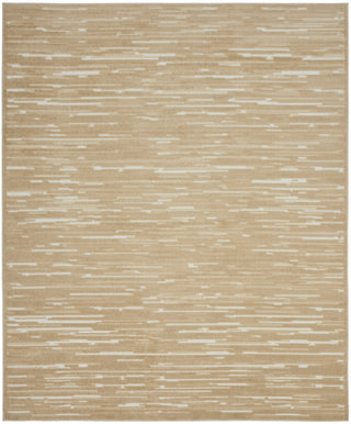 Nourison Care Free CAF04 Taupe Area Rug Main Image
