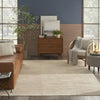 Nourison Care Free CAF04 Taupe Area Rug Room Image Feature