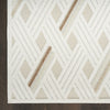 Nourison Care Free CAF05 Ivory Beige Area Rug Detail Image