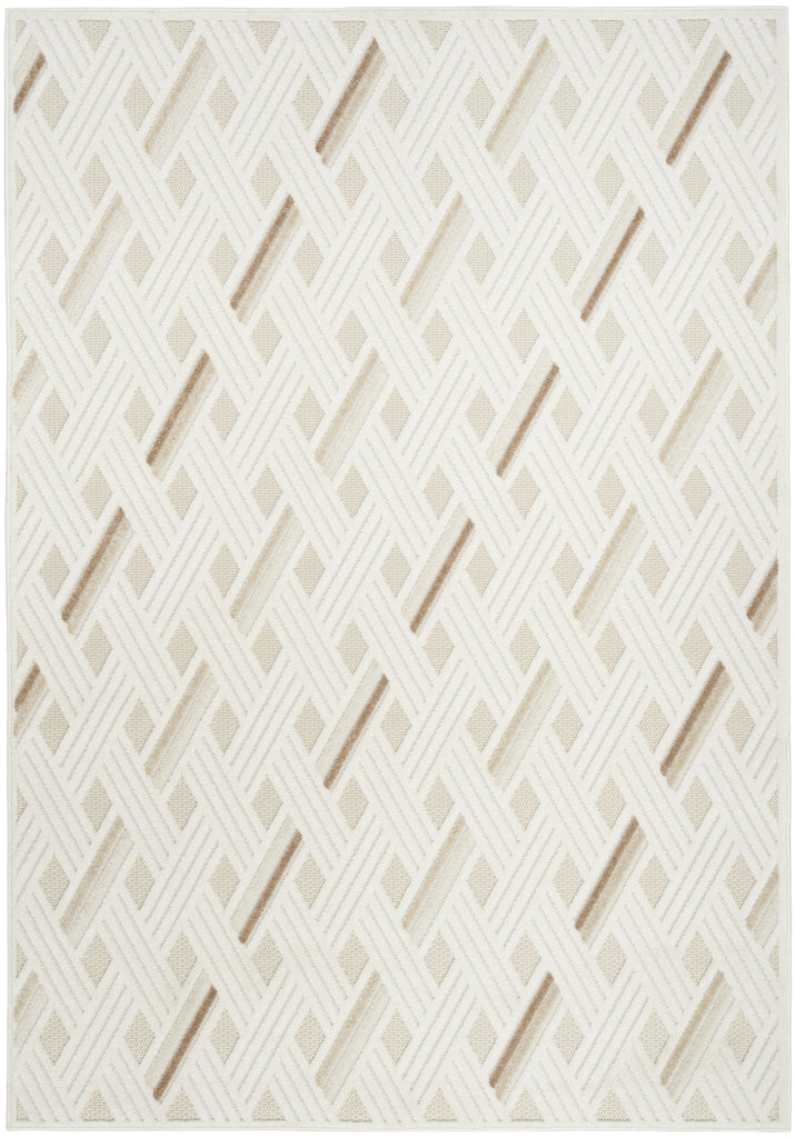 Nourison Care Free CAF05 Ivory Beige Area Rug main image
