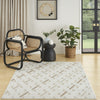 Nourison Care Free CAF05 Ivory Beige Area Rug Room Image Feature
