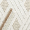Nourison Care Free CAF05 Ivory Beige Area Rug Swatch Image