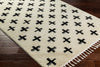 Livabliss Casablanca Shag CAG-2303 Ivory Area Rug Corner Shot