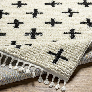 Livabliss Casablanca Shag CAG-2303 Ivory Area Rug Pile