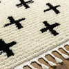 Livabliss Casablanca Shag CAG-2303 Ivory Area Rug Detail