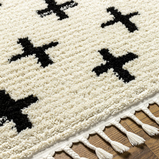 Livabliss Casablanca Shag CAG-2303 Ivory Area Rug Detail