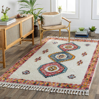 Livabliss Casablanca Shag CAG-2306 Ivory Area Rug Room Scene