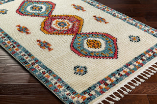 Livabliss Casablanca Shag CAG-2307 Ivory Area Rug Corner Shot