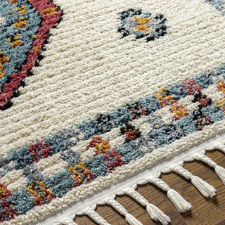 Livabliss Casablanca Shag CAG-2307 Ivory Area Rug Detail