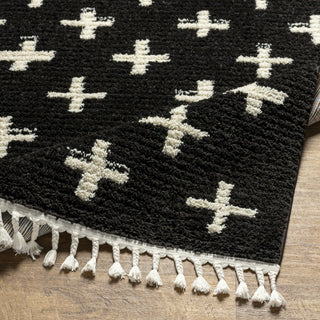 Livabliss Casablanca Shag CAG-2308 Onyx Area Rug Pile