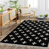 Livabliss Casablanca Shag CAG-2308 Onyx Area Rug Room Scene
