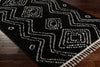Livabliss Casablanca Shag CAG-2315 Onyx Area Rug Corner Shot