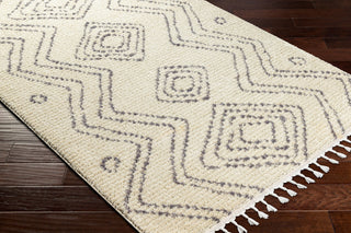Livabliss Casablanca Shag CAG-2317 Ivory Area Rug Corner Shot