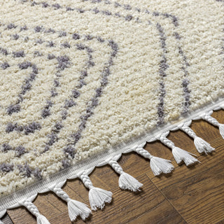 Livabliss Casablanca Shag CAG-2317 Ivory Area Rug Detail