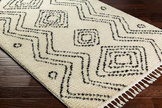 Livabliss Casablanca Shag CAG-2318 Ecru Area Rug Corner Shot