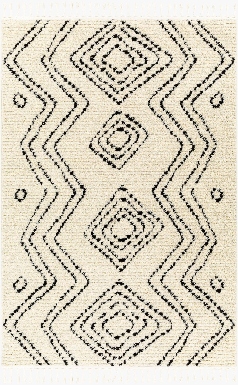 Livabliss Casablanca Shag CAG-2318 Ecru Area Rug