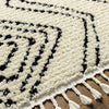 Livabliss Casablanca Shag CAG-2318 Ecru Area Rug Detail