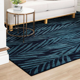 Karastan Foundation by Home Calisto Ocean Area Rug Stacy Garcia Lifestyle Image Feature