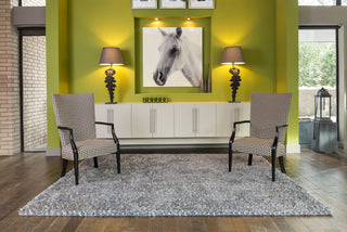 Loloi Callie Shag CJ-01 Slate / Multi Area Rug Room Scene Feature