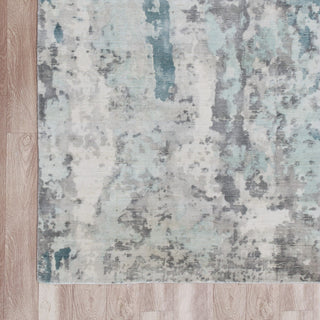 LR Home Calypso 81695 Blue/Gray Area Rug Corner Image